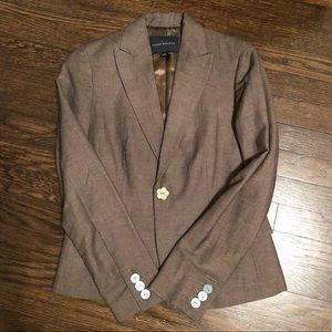 Banana Republic Brown Blazer Sz 2